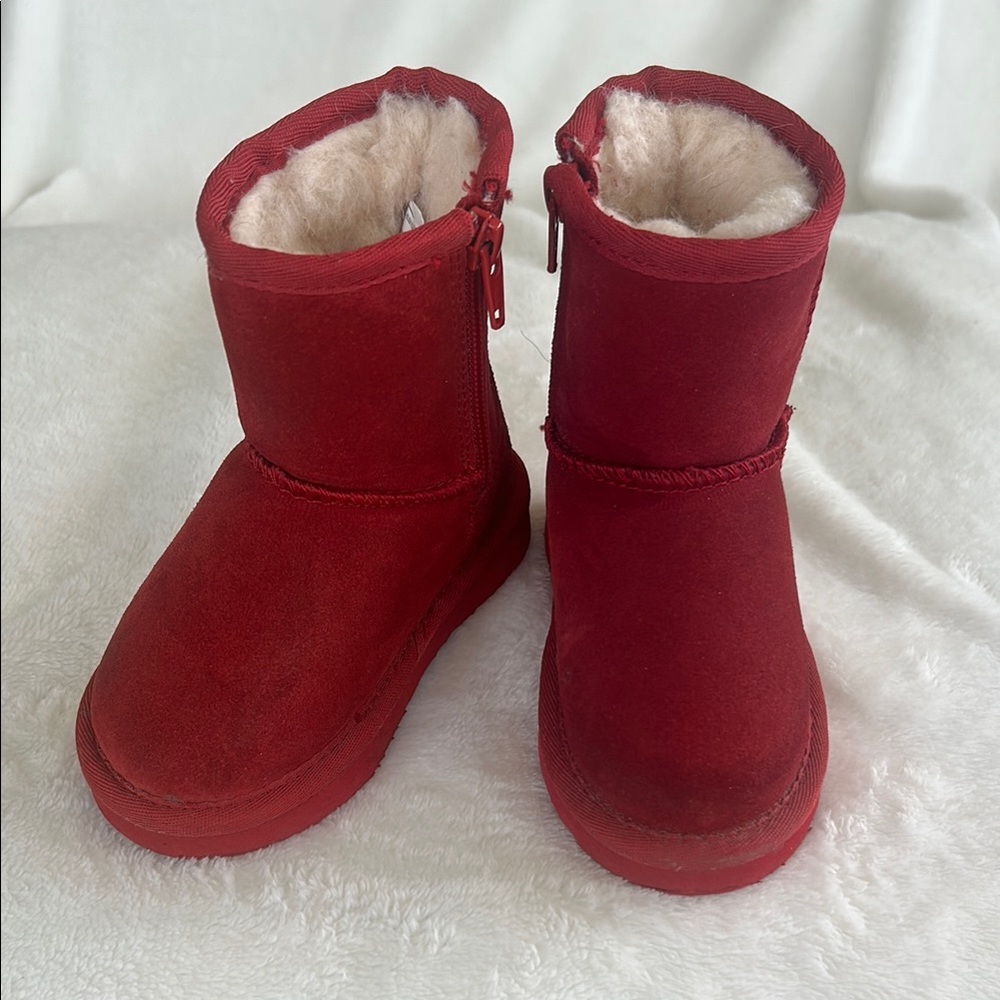BearPaw Kids Red Boots
